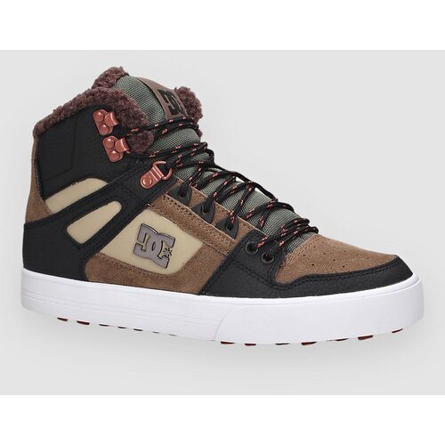 DC Pure High-Top WC Wnt Winter Cevlji brown / brown / green Slike