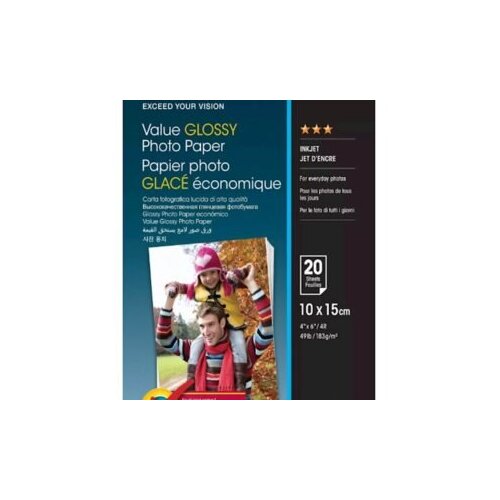  Papir EPSON Value Glossy 10x15cm Cene