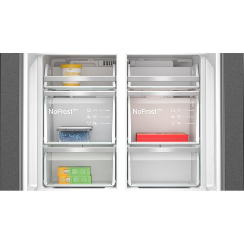 Siemens KF96DAXEA iQ500 Stran ob strani Multi Door, trda voda, Black Steel, Home Connect Slike