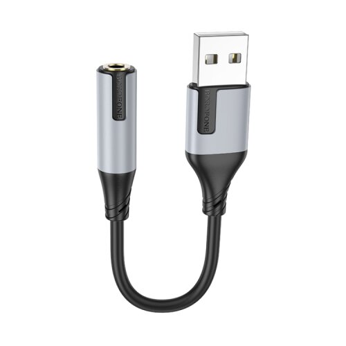 HOCO Technology (HongKong) Co.,Limited USB zvučna kartica BOROFONE BV19 Creator USB to 3.5mm black Slike