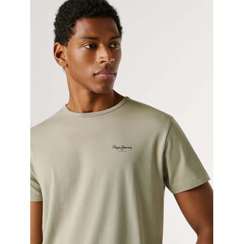 PepeJeans Majica maslinasta Slike