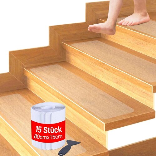 BESTLINK 15x protizdrsna za&amp;scaron;čita za stopnice - 80 x 15 cm Slike