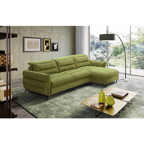 LUME HOME Kotna sedena garnitura Marcus ve dimenzij in barv Slike