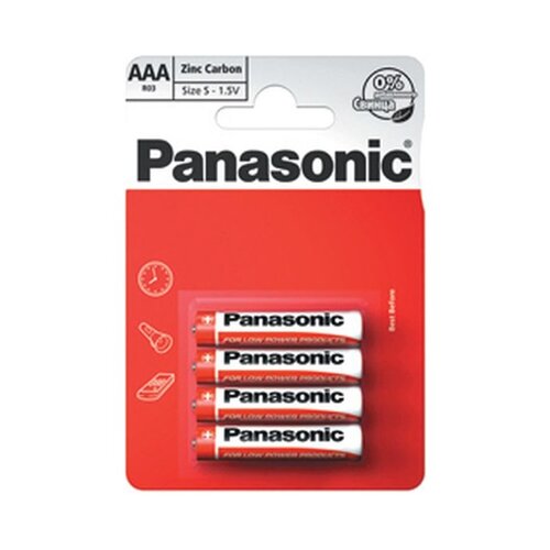 Panasonic R03 AAA 1,5V Cink-karbon (obične) baterija Slike
