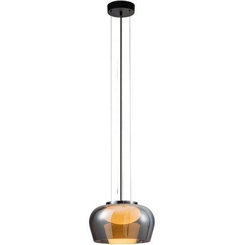  visilica na sajli insieme 1xGX53/10W/230V, prečnik 35 cm, zadimljena crna Cene