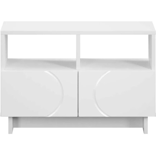  TV stalak 60 x 34.5 x 40 cm Bijela Konstruirano drvo - Bijela 60 x 34.5 x 40 cm Slike