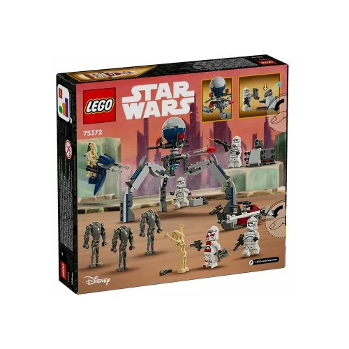 Lego Lego® Star Wars™ 75372 Bojni paket Klonski bojevnik™ in Bojni droid™