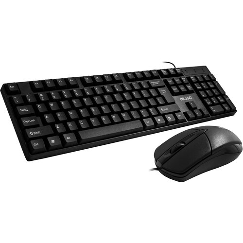 Dexxer K70 žična tipkovnica + mi&amp;scaron; - crna Slike