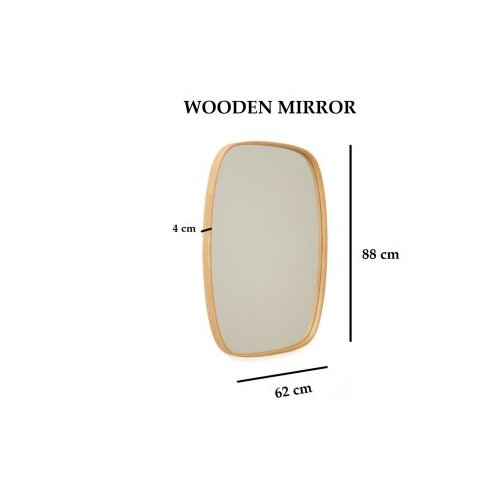 Hanah home Mirror Cloudy 62, Hrast Slike