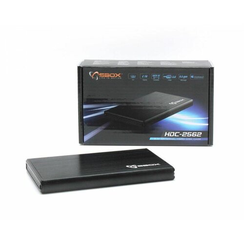 S Box HDC-2562B kućište za 2.5 SATA I/II/III HDD ili SSD USB 3.0 crno Slike