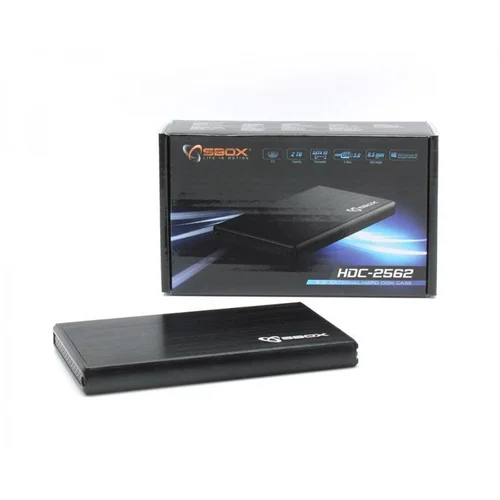 S Box Ohišje 6cm USB 3.0 HDC-2562 ALU črno HDC-2562B