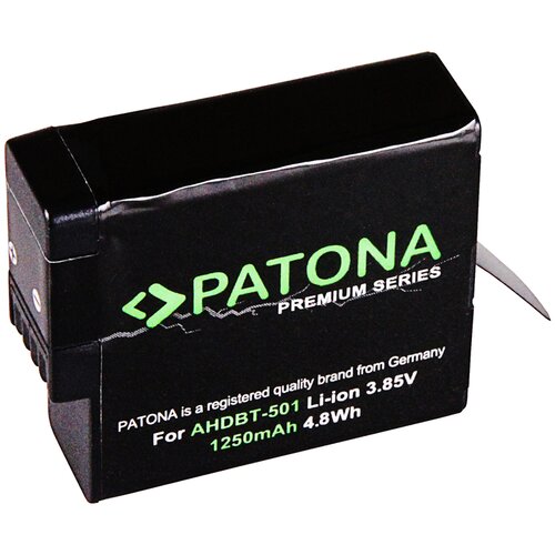 Patona baterija za gopro hero 5 / hero 6 / hero 7, 1250 mah kompatibilna Cijene