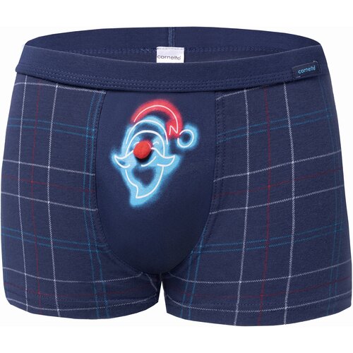 Cornette Santa Boxer Shorts 007/72 Navy Blue Slike