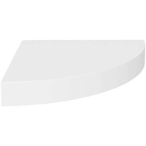 VidaXL Kotne police 4 kosi bele 25x25x3,8 cm MDF Slike