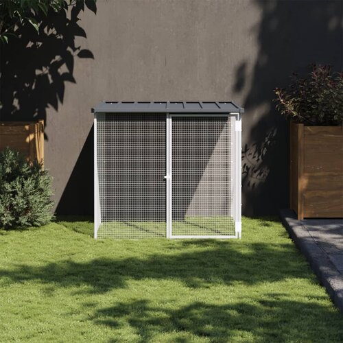 vidaXL Kavez za kokoši s krovom antracit 103x98x90 cm pocinčani čelik Cijene