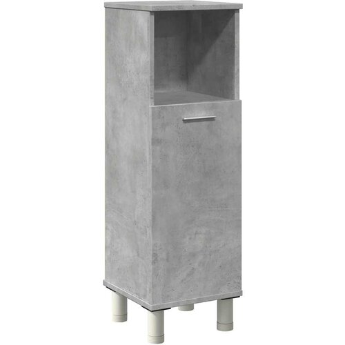 Maison Chic Kopalniška omarica - Kopalniški kabinet betonsko siva 30x30x95 cm iverna plošča, (21794411) Cene