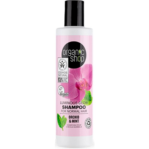 Organic Shop &Scaron;ampon Luminous Glow Orhideja i menta - 280 ml Cijene