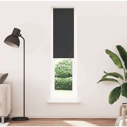vidaXL Rolo zatemnjena črna 60x230 cm tkanina &scaron;irina 55,7 cm poliester Cene