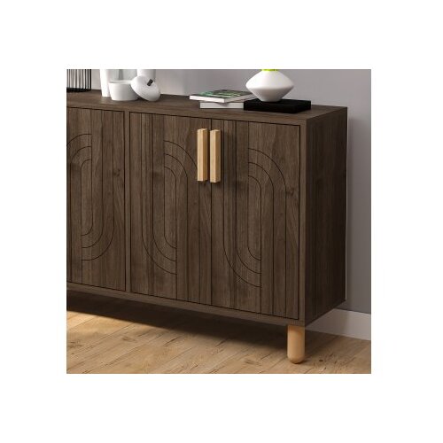 Hanah home Konzola Rodney, 120x73,6x29,6 cm, Orah Slike
