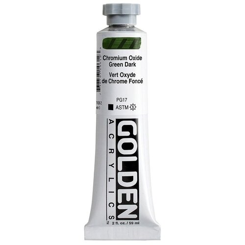  GOLDEN Heavi Bodi Akrilna boja 59 ml | 1061 chrome oxide dark green Slike