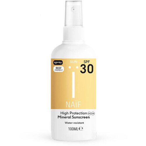 Naif Sun Mineral Sunscreen SPF 30 zaščitno pršilo za sončenje SPF 30 100 ml Cene