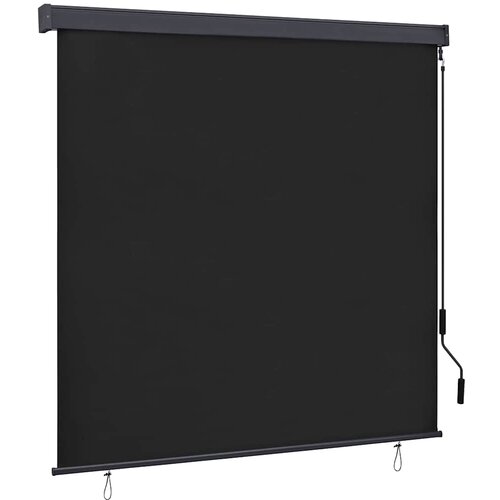 Rolo zavjesa Antracit 180 x 250 cm Tkanina i aluminij Cijene