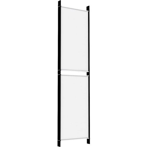  pregrada s 5 panela bijela 250 x 200 cm od tkanine Slike