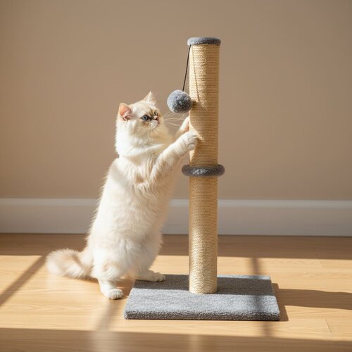 Paws & Whiskers grebalica za mačke cyra, bež Cene