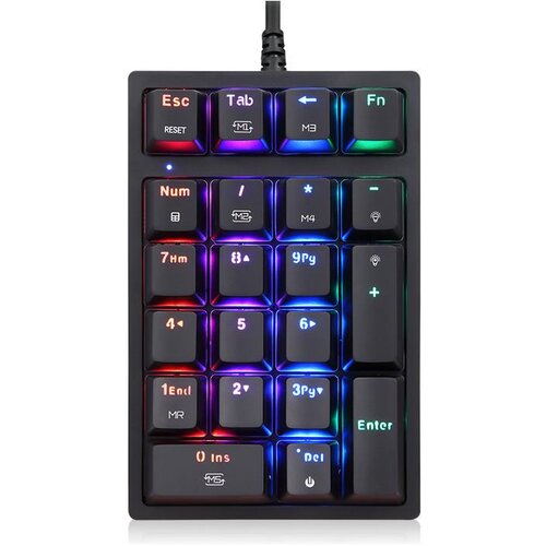  Numerička LED RGB USB gaming tipkovnica Cijene
