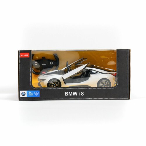Rastar RC BMW i8 1:14 - belo-crni autić Slike