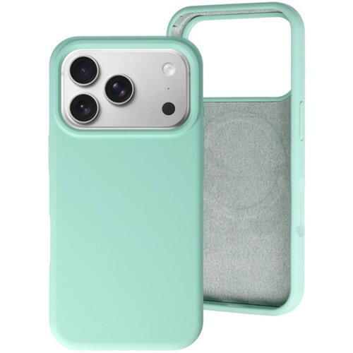 Onasi RainBow Liquid silikonski ovitek z MagSafe za iPhone 17 Pro - mint Cene