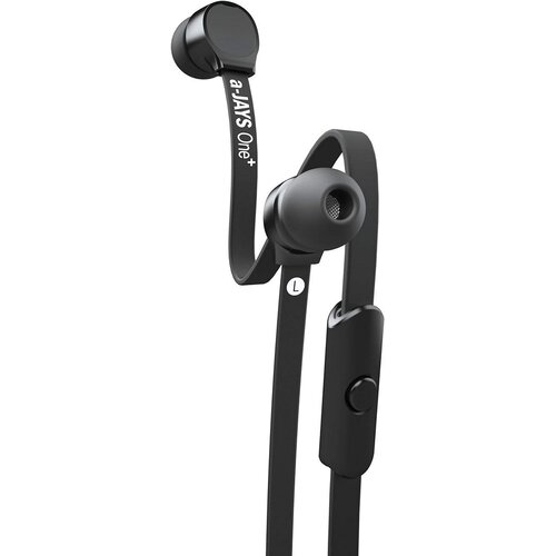 Jays Stereo Slu&amp;scaron;alke &amp;quot;a- One+&amp;quot; s 3.5mm jack kablom 1.15m in kontrolami - Črne Slike