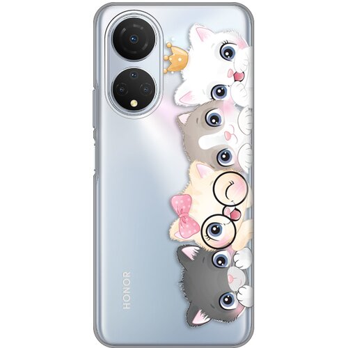 maska silikonska print skin za honor X7 cats Slike