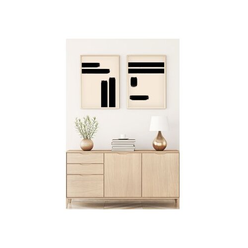 WALLXPERT Uramljena slika Huhu200, 30x40 cm , 2 dijela Cijene