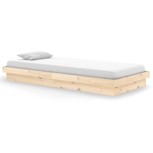 Maison Chic Postelja za odrasle - Posteljni Okvir iz trdnega lesa 90x200 cm, (22081894) Slike