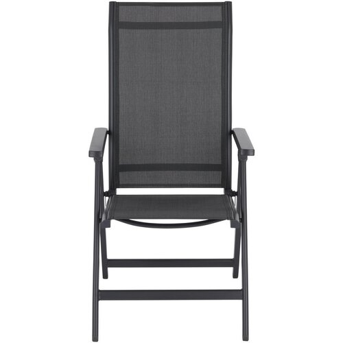 Ambia Garden ZLOŽLJIV VRTNI SEDEŽ aluminij antracit, siva, srebrne barve Slike