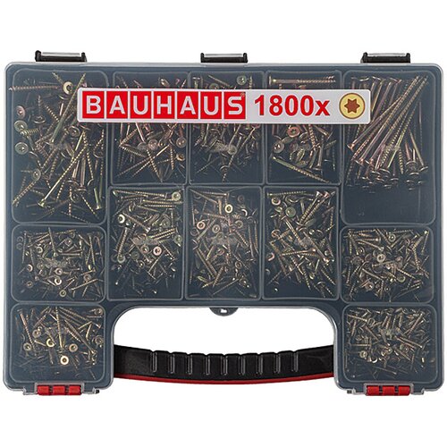 BAUHAUS set vi&amp;scaron;enamjenskih vijaka (tx za torx pogone, 1.800 -dij.) Slike