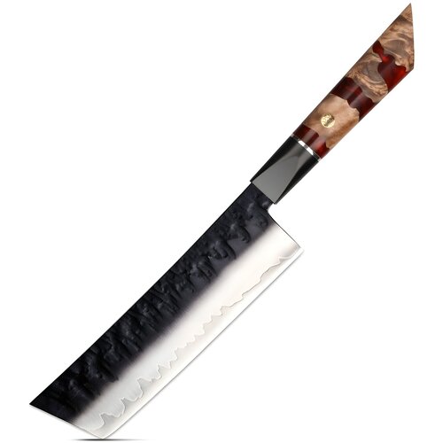 IZMAEL Damaskovski kuhinjski nož AR-37334 - Nakiri / Crvena Cijene