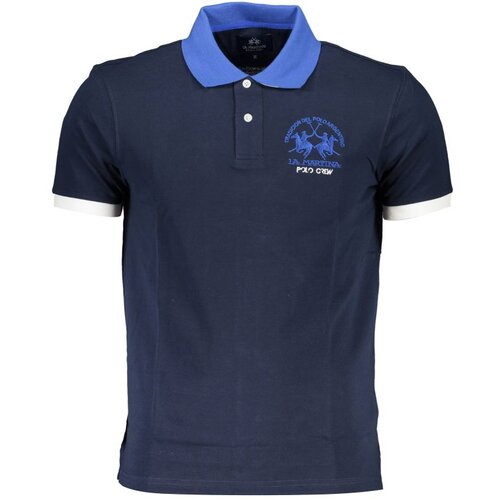 La Martina POLO SHORT SLEEVE MAN BLUE Cene