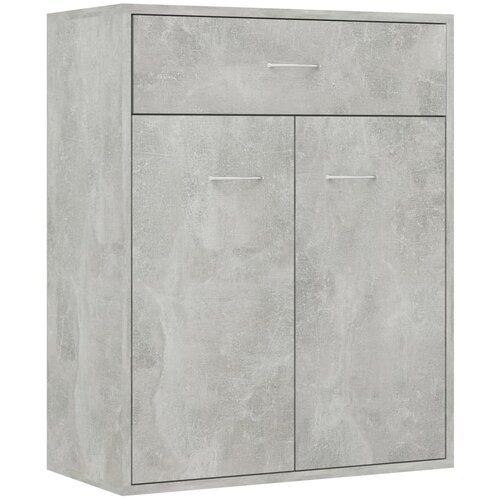 Maison Chic Komoda - Predalnik betonsko siva 60x30x75 cm iverna plošča, (21722346) Cene