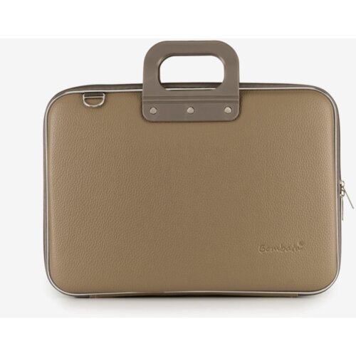  Torba BOMBATA CLASSIC VINIL LAPTOP BRIEFCASE (15") Dove Gray Taupe Cene