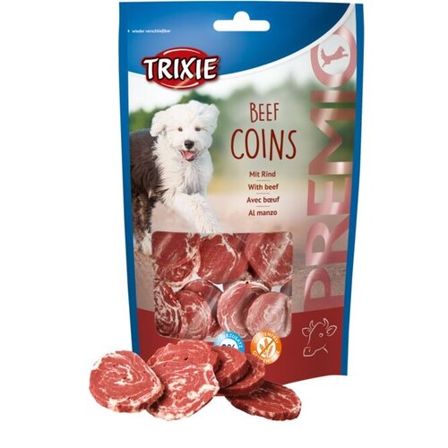 Trixie premio beef coins 100g Slike