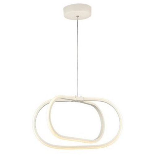 VISILICA Bela kovinska LED viseča svetilka ø 42 cm Loca – Cene