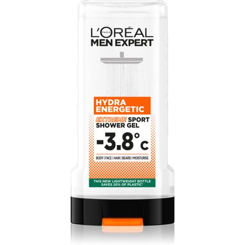L&amp;acute;Or&amp;eacute;al Paris Men Expert Hydra Energetic osvježavajući gel za tu&amp;scaron;iranje za mu&amp;scaron;karce 300 ml Slike