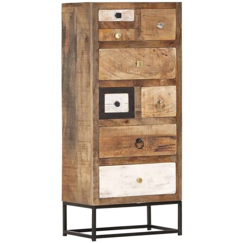 vidaXL Predalnik 45x30x105 cm iz trdnega predelanega lesa Cene