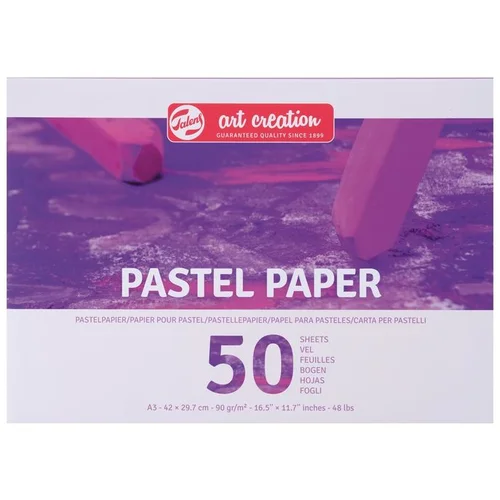 Blok pastel papira 50 listova | razne veličine (likovni za pastel)