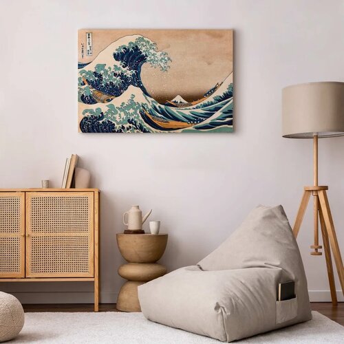  Slika - The Great Wave off Kanagawa (Reproduction) 120x80 Akustična Slike