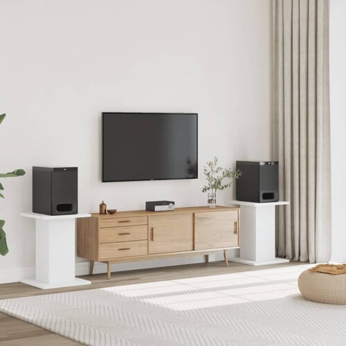 vidaXL Stalci za zvučnike 2 kom bijeli 30x30x60 cm konstruirano drvo Cijene