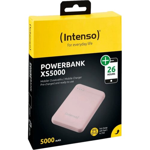  (Intenso) Prijenosni punjač za mobitele i tablete 5000mAh - POWERBANK XS5000 Rose Slike