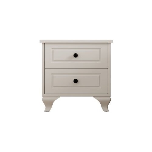 Hanah home noćni ormarić mat bela bpoja rb 058 Slike